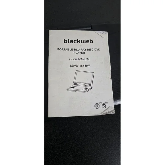 Blackweb SDVD1183-BW Portable Blu-ray Disc/DVD 11.4" Player | *Device Only* EUC - Picture 9 of 10